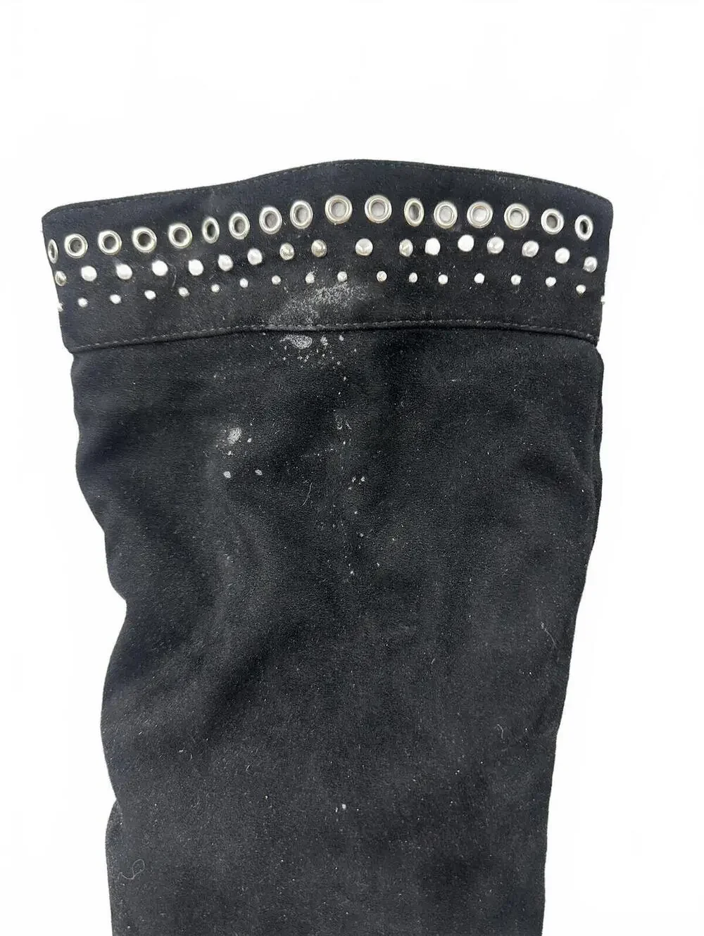 TALY ‎ Black Studded Tall Boots